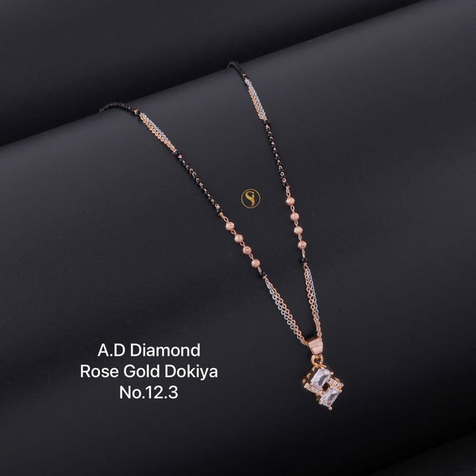 AD Diamond Daily Wear Designer Mangalsutra 14 Manufacturers
